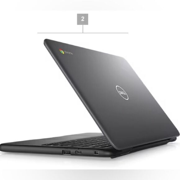 DELL 2 in 1 Chromebook 3100 Laptop in Gray Gunmetal Color (refurbished/used) - Picture 12 of 16